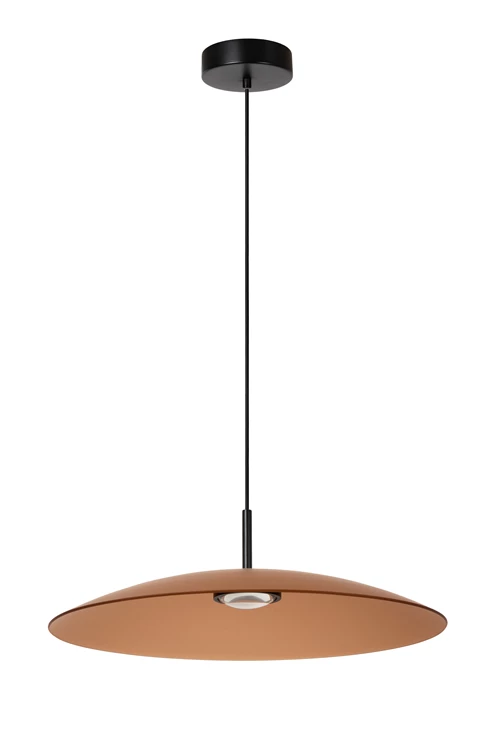 Lucide MENGA - Suspension - Ø 60 cm - LED Dim. - 1x18,6W 2700K - Ambre | Premium - éteint